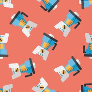 kitchenware juicer flat icon eps10 seamless pattern background N5