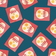 x-ray flat icon eps10 seamless pattern background