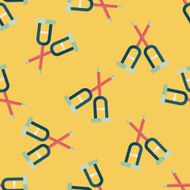 Crutch flat icon eps10 seamless pattern background