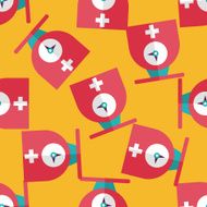 weight scales flat icon eps10 seamless pattern background N2