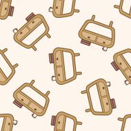 furniture theme cabinet cartoon seamless pattern background N10
