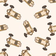 fitness trainer cartoon seamless pattern background N18