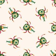 bug cartoon seamless pattern background N50