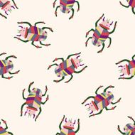 bug cartoon seamless pattern background N55