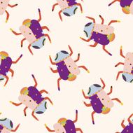 bug cartoon seamless pattern background N58