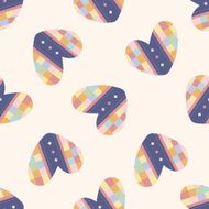 love heart cartoon seamless pattern background N13