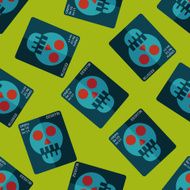 x-ray flat icon eps10 seamless pattern background N7