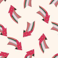 arrow cartoon seamless pattern background N6
