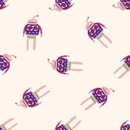 robot cartoon seamless pattern background N97