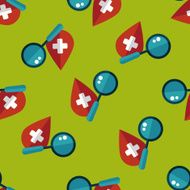 find blood flat icon eps10 seamless pattern background N4