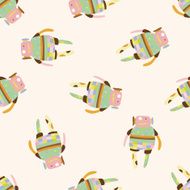 robot cartoon seamless pattern background N98