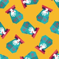 grave flat icon eps10 seamless pattern background