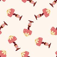 design lamp style cartoon seamless pattern background N11