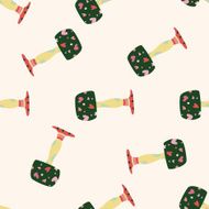 design lamp style cartoon seamless pattern background N14