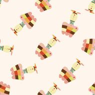 design lamp style cartoon seamless pattern background N18