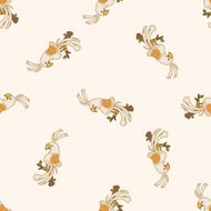 bird cartoon seamless pattern background N56