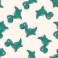 dinosaur cartoon seamless pattern background N43
