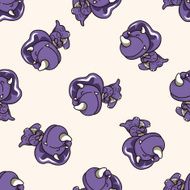dinosaur cartoon seamless pattern background N45