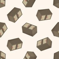 furniture theme cabinet cartoon seamless pattern background N12