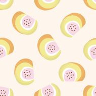 decorating cake cartoon seamless pattern background N51