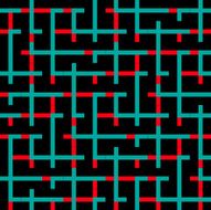 Seamless Vintage Geometric Pattern N205