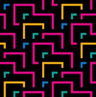 Seamless Vintage Geometric Pattern N211