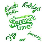 Floral set with watercolor flowers N8