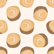 decorating cake cartoon seamless pattern background N55