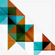 Abstract geometric background Modern overlapping triangles N559