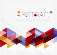 Abstract geometric background Modern overlapping triangles N564