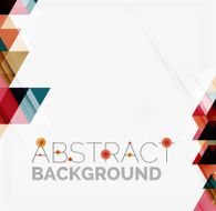 Abstract geometric background Modern overlapping triangles N565