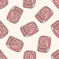 furniture theme cabinet cartoon seamless pattern background N15