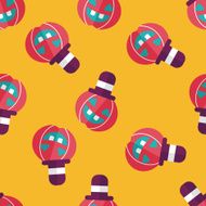 pumpkin flat icon eps10 seamless pattern background N6
