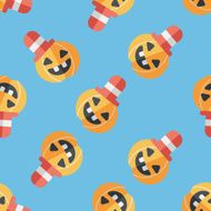 pumpkin flat icon eps10 seamless pattern background N7