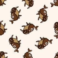 bug cartoon seamless pattern background N64