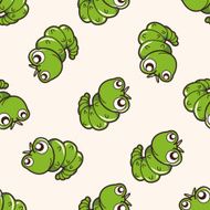 bug cartoon seamless pattern background N67