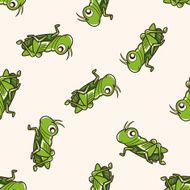 bug cartoon seamless pattern background N69