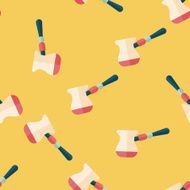 grinding coffee machine flat icon eps10 seamless pattern background