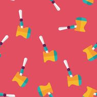 grinding coffee machine flat icon eps10 seamless pattern background N2