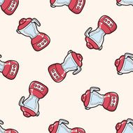 kitchenware juicer cartoon seamless pattern background N3
