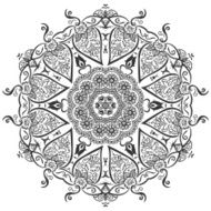 circular pattern of indian N2