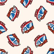 helicopter cartoon seamless pattern background N2