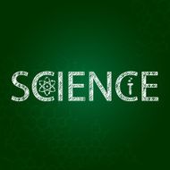 science text on chalkboard N2