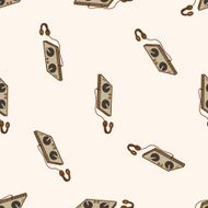 music audio recorder cartoon seamless pattern background