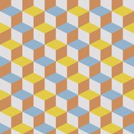 abstract retro geometric pattern N15