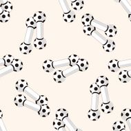Pet dog toy 10 cartoon seamless pattern background
