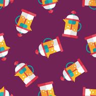 tea pot flat icon eps10 seamless pattern background N7