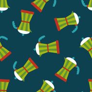 coffee kettle flat icon eps10 seamless pattern background N8