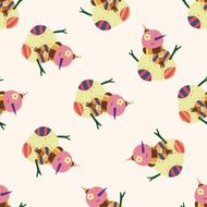 snowman cartoon seamless pattern background N5
