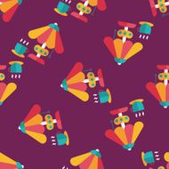 coffee time flat icon eps10 seamless pattern background N2
